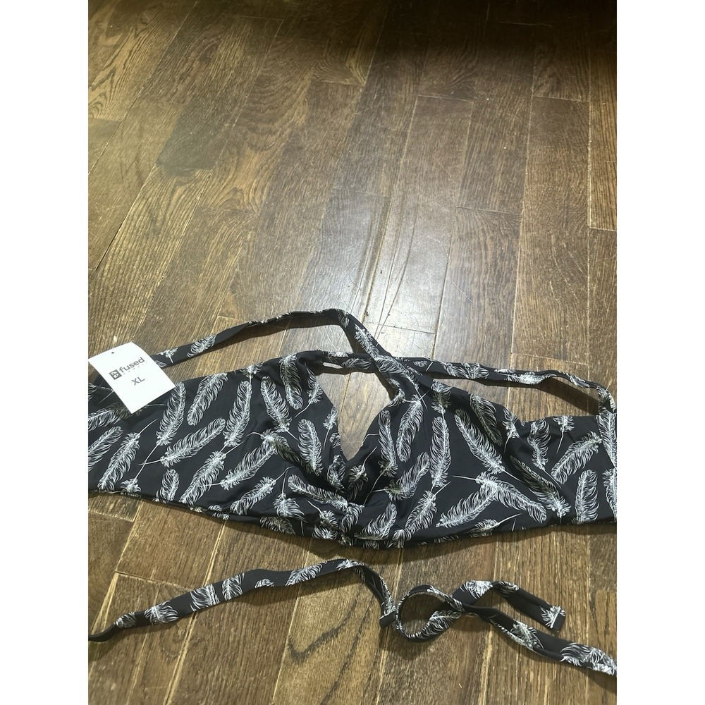 Fused Hawaii Kohanaiki Bikini Top Sz XL FEATHER